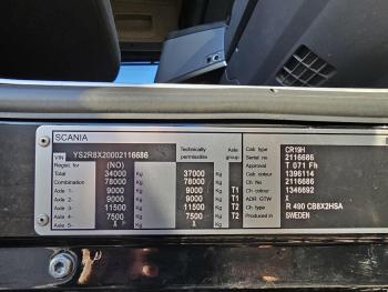 R490 / 8x2 / HMF 85 TM CRANE / WINCH / JIB